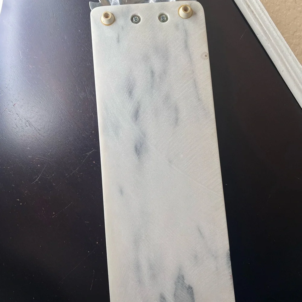 Vintage 1986 Arthur Court Marble Cheese Board Bunny Rabbit Charcuterie Tray